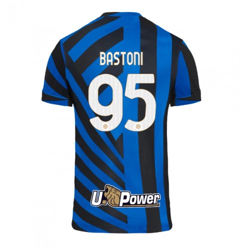 Dres Inter Milan Alessandro Bastoni #95 Domaci 2024-25 Kratak Rukav